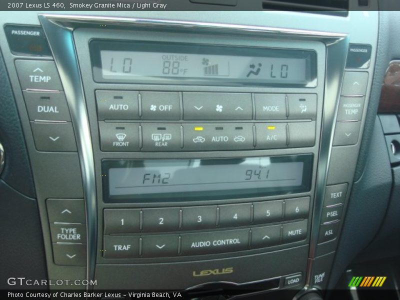 Smokey Granite Mica / Light Gray 2007 Lexus LS 460