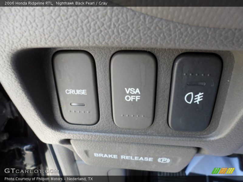 Nighthawk Black Pearl / Gray 2006 Honda Ridgeline RTL