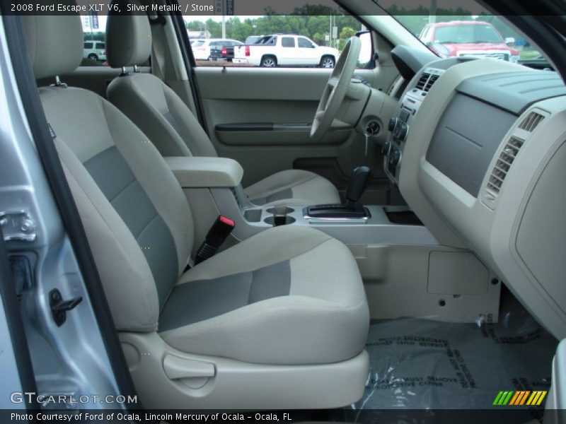 Silver Metallic / Stone 2008 Ford Escape XLT V6