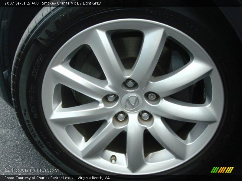 Smokey Granite Mica / Light Gray 2007 Lexus LS 460