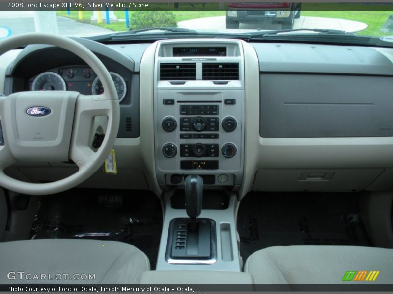 Silver Metallic / Stone 2008 Ford Escape XLT V6
