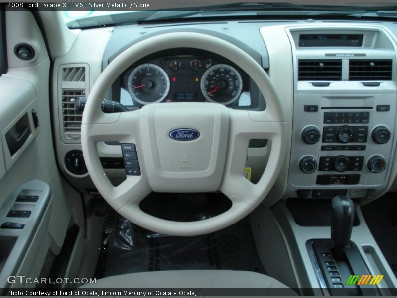 Silver Metallic / Stone 2008 Ford Escape XLT V6