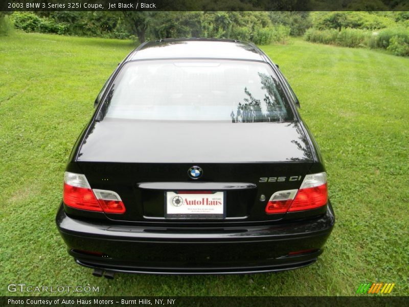 Jet Black / Black 2003 BMW 3 Series 325i Coupe