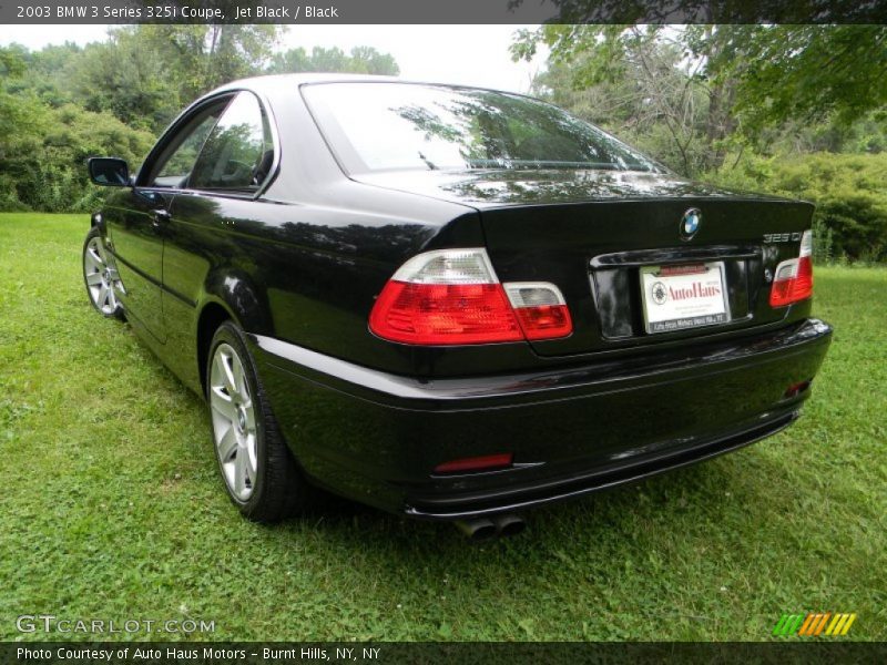 Jet Black / Black 2003 BMW 3 Series 325i Coupe