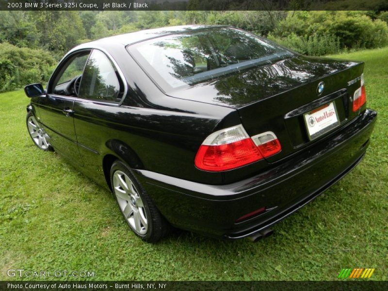 Jet Black / Black 2003 BMW 3 Series 325i Coupe