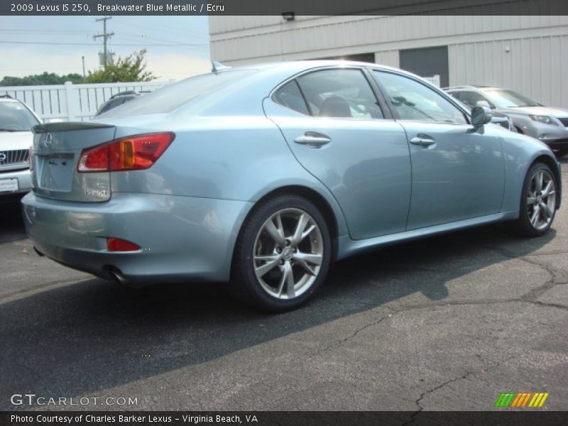 Breakwater Blue Metallic / Ecru 2009 Lexus IS 250