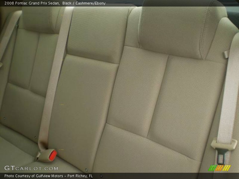 Black / Cashmere/Ebony 2008 Pontiac Grand Prix Sedan
