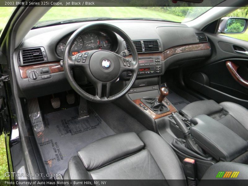 Black Interior - 2003 3 Series 325i Coupe 
