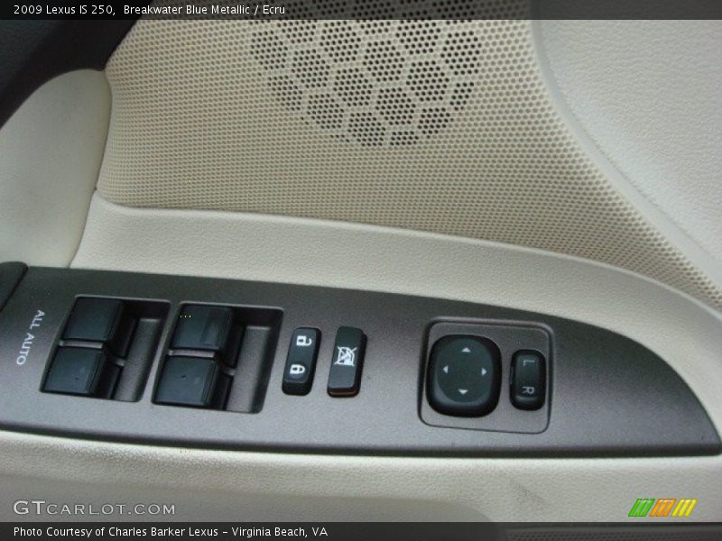 Breakwater Blue Metallic / Ecru 2009 Lexus IS 250
