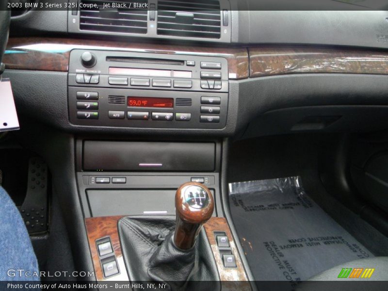 Controls of 2003 3 Series 325i Coupe