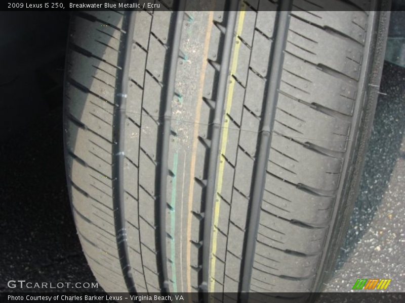 Breakwater Blue Metallic / Ecru 2009 Lexus IS 250