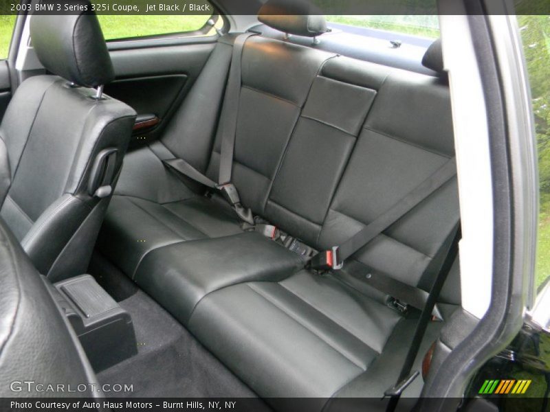  2003 3 Series 325i Coupe Black Interior