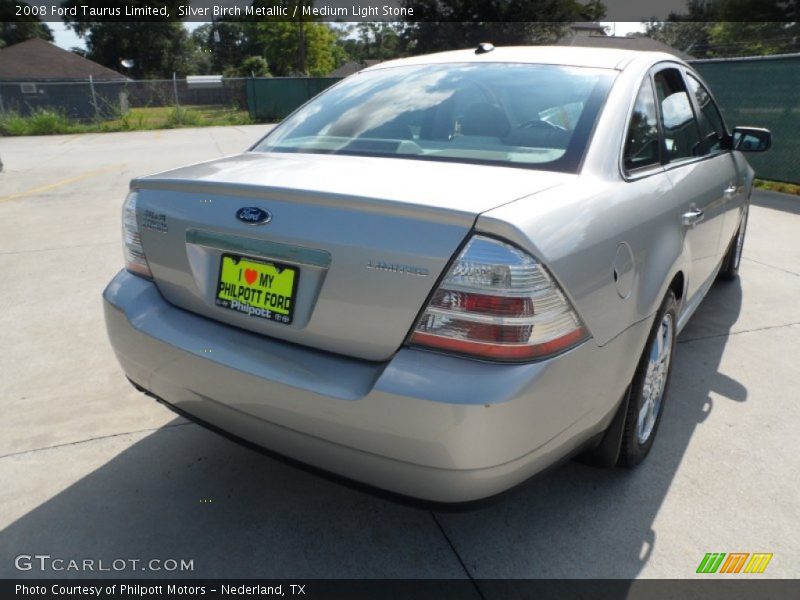 Silver Birch Metallic / Medium Light Stone 2008 Ford Taurus Limited