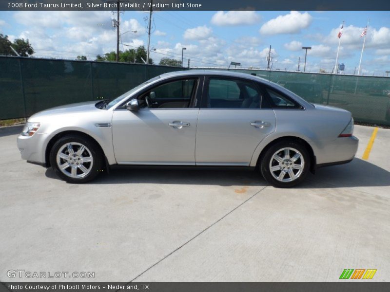 Silver Birch Metallic / Medium Light Stone 2008 Ford Taurus Limited