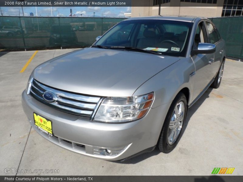 Silver Birch Metallic / Medium Light Stone 2008 Ford Taurus Limited