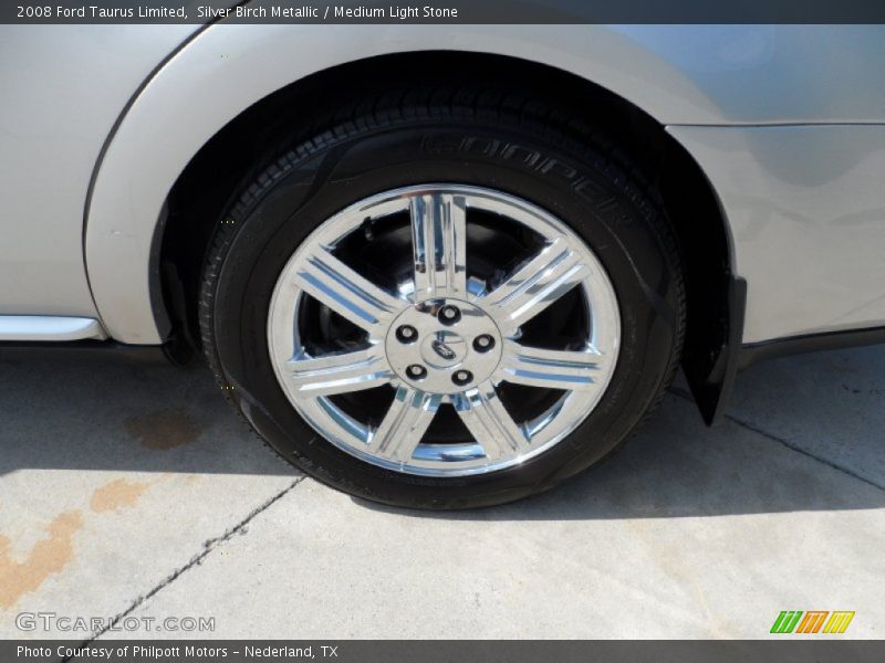 Silver Birch Metallic / Medium Light Stone 2008 Ford Taurus Limited