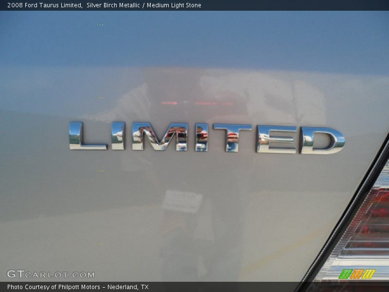 Silver Birch Metallic / Medium Light Stone 2008 Ford Taurus Limited