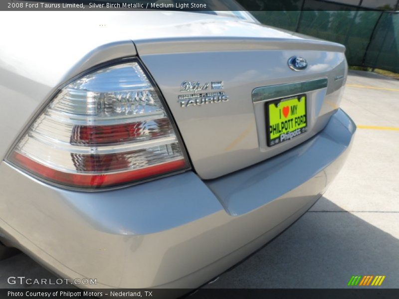 Silver Birch Metallic / Medium Light Stone 2008 Ford Taurus Limited