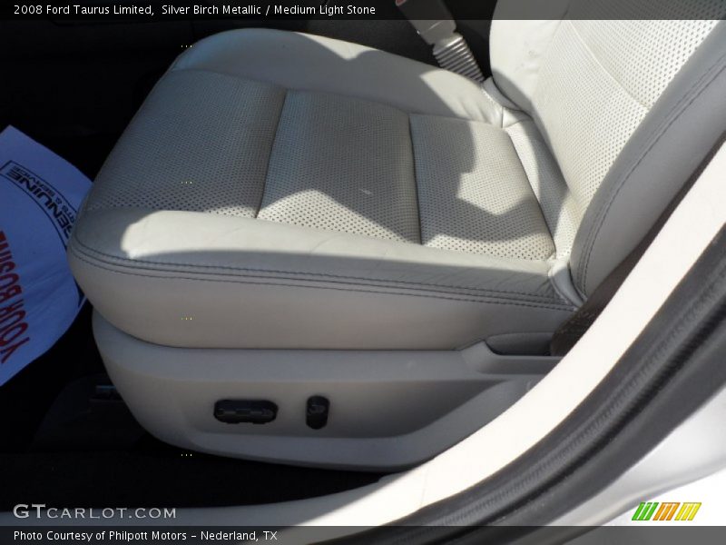 Silver Birch Metallic / Medium Light Stone 2008 Ford Taurus Limited