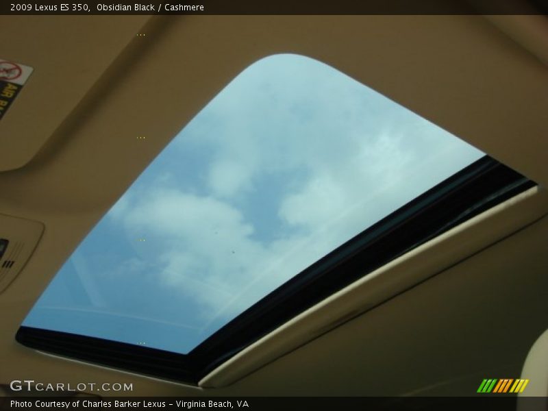 Obsidian Black / Cashmere 2009 Lexus ES 350