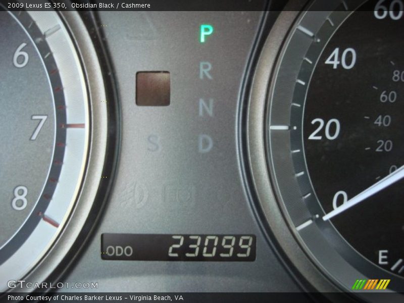Obsidian Black / Cashmere 2009 Lexus ES 350