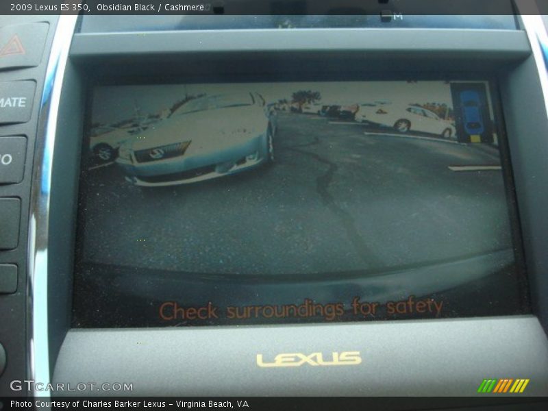 Obsidian Black / Cashmere 2009 Lexus ES 350