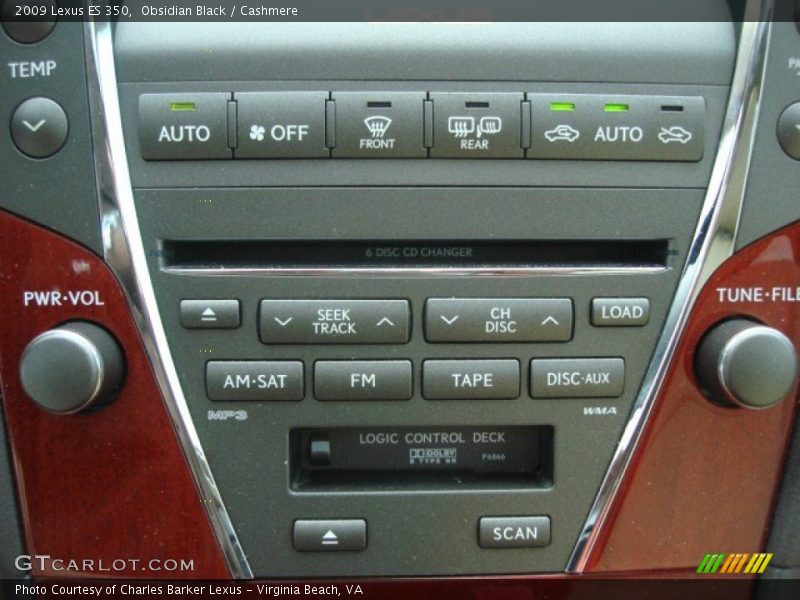 Obsidian Black / Cashmere 2009 Lexus ES 350