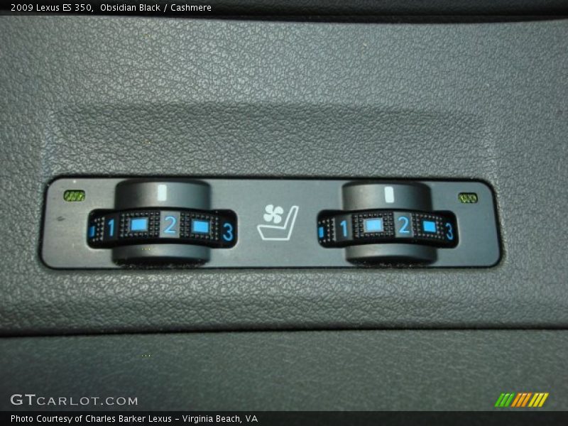 Obsidian Black / Cashmere 2009 Lexus ES 350