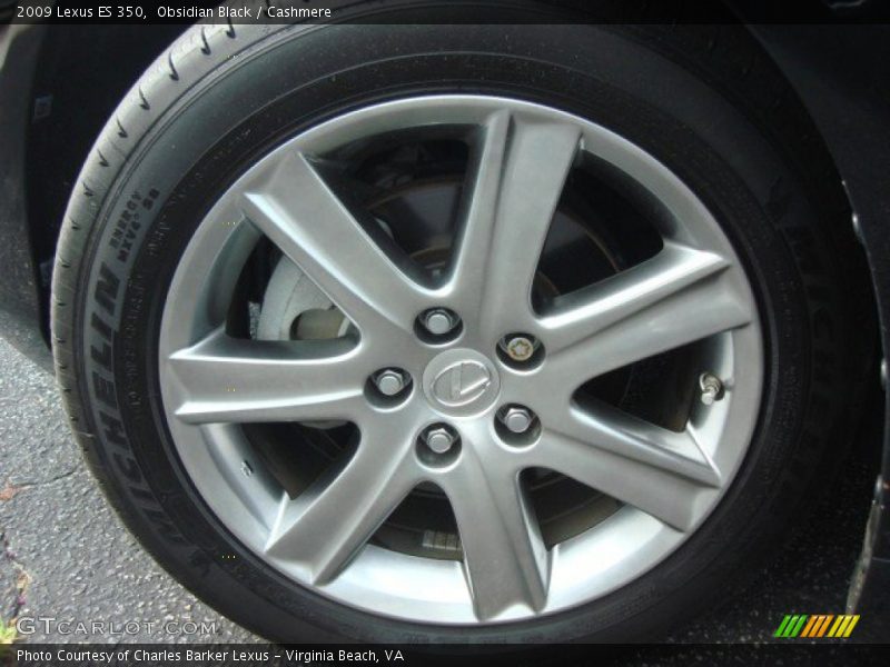 Obsidian Black / Cashmere 2009 Lexus ES 350