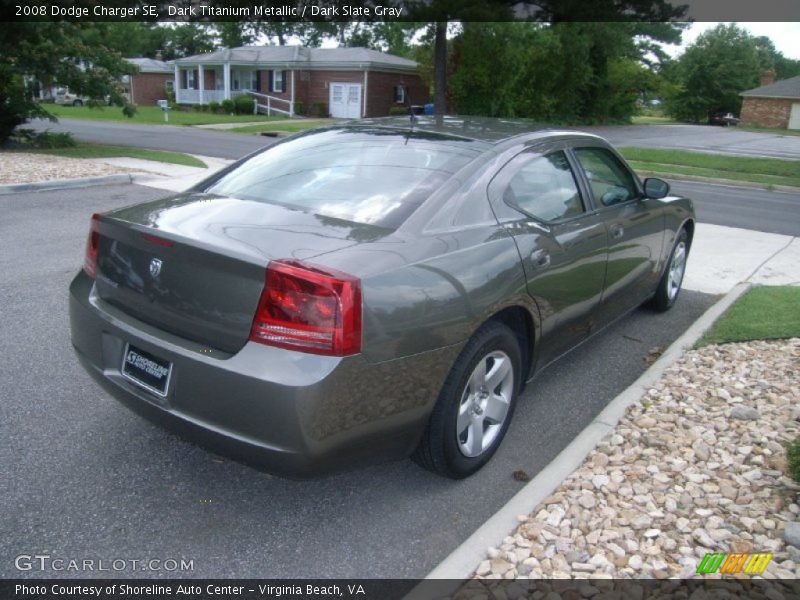 Dark Titanium Metallic / Dark Slate Gray 2008 Dodge Charger SE