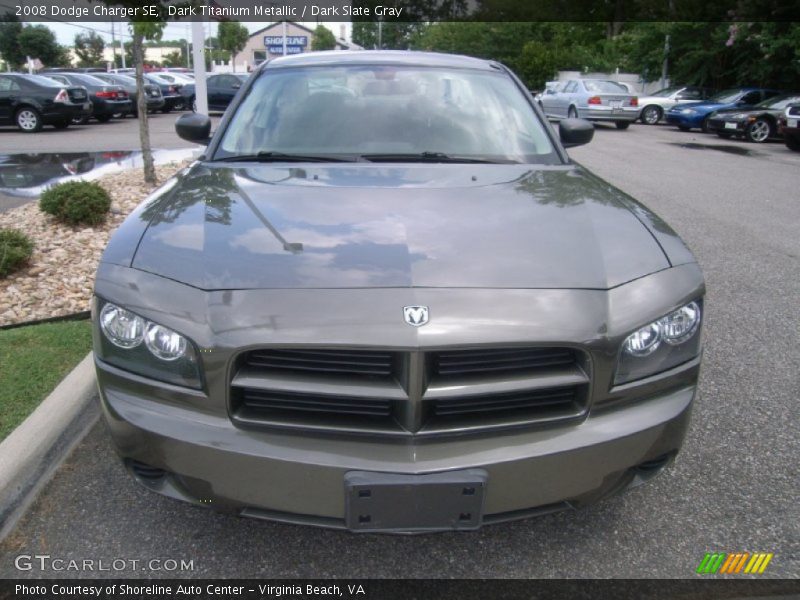 Dark Titanium Metallic / Dark Slate Gray 2008 Dodge Charger SE