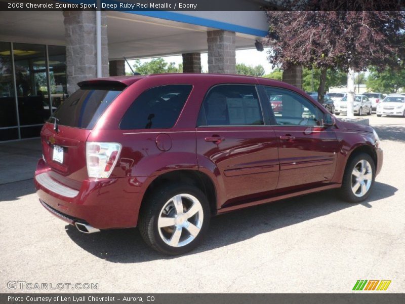 Deep Ruby Red Metallic / Ebony 2008 Chevrolet Equinox Sport
