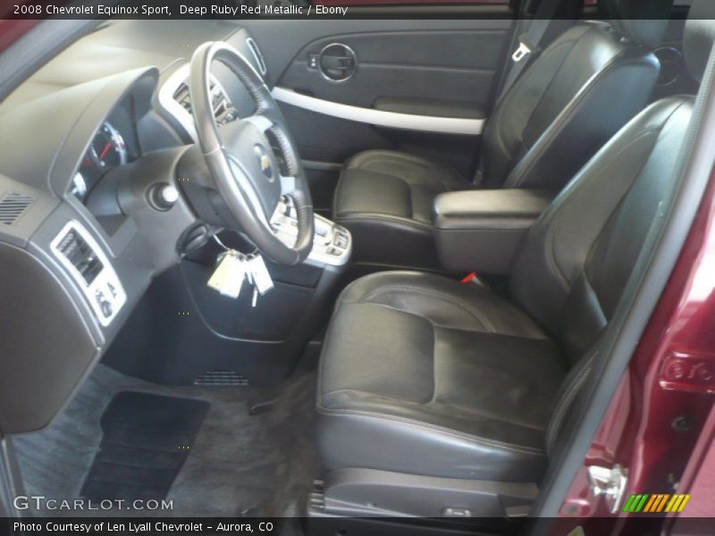 Deep Ruby Red Metallic / Ebony 2008 Chevrolet Equinox Sport