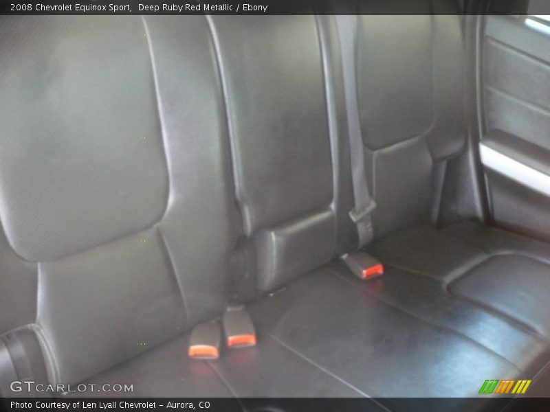 Deep Ruby Red Metallic / Ebony 2008 Chevrolet Equinox Sport
