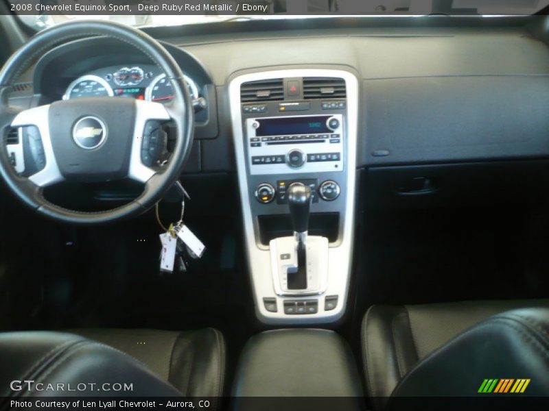Deep Ruby Red Metallic / Ebony 2008 Chevrolet Equinox Sport