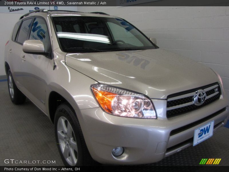 Savannah Metallic / Ash 2008 Toyota RAV4 Limited V6 4WD