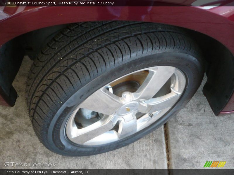 Deep Ruby Red Metallic / Ebony 2008 Chevrolet Equinox Sport