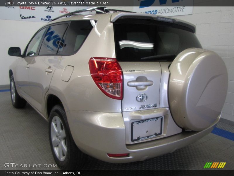 Savannah Metallic / Ash 2008 Toyota RAV4 Limited V6 4WD