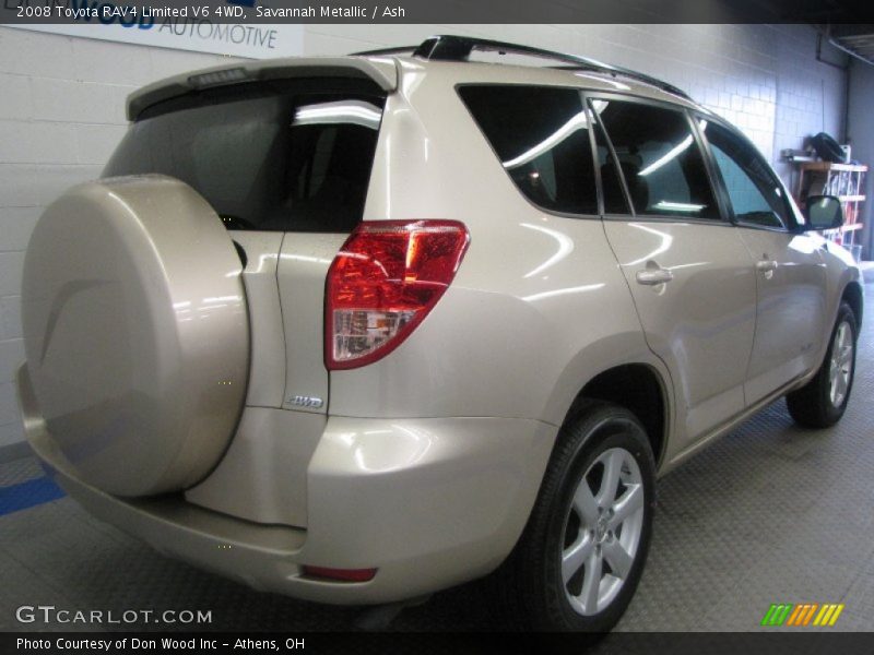 Savannah Metallic / Ash 2008 Toyota RAV4 Limited V6 4WD