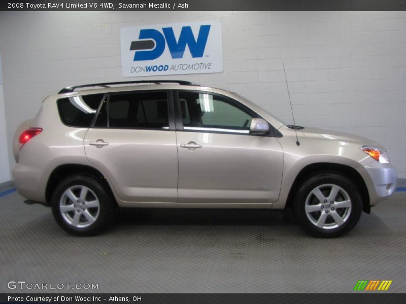 Savannah Metallic / Ash 2008 Toyota RAV4 Limited V6 4WD