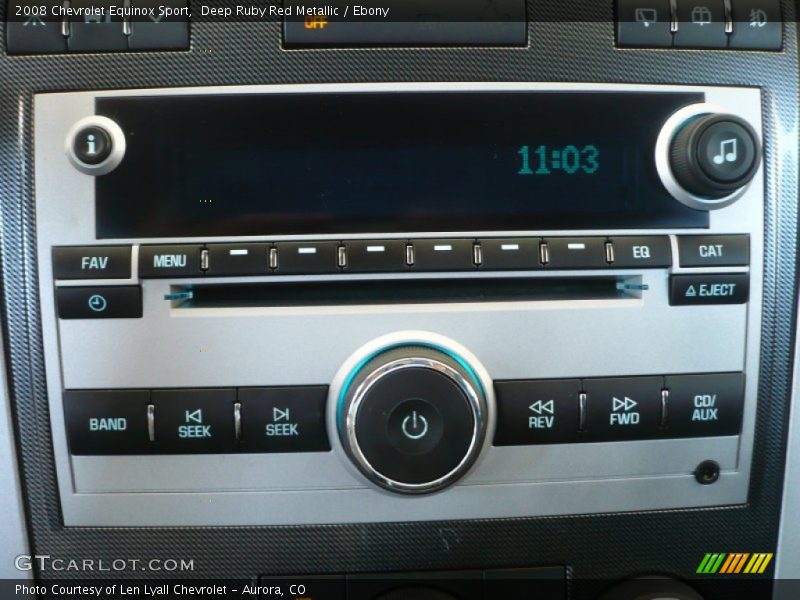 Deep Ruby Red Metallic / Ebony 2008 Chevrolet Equinox Sport
