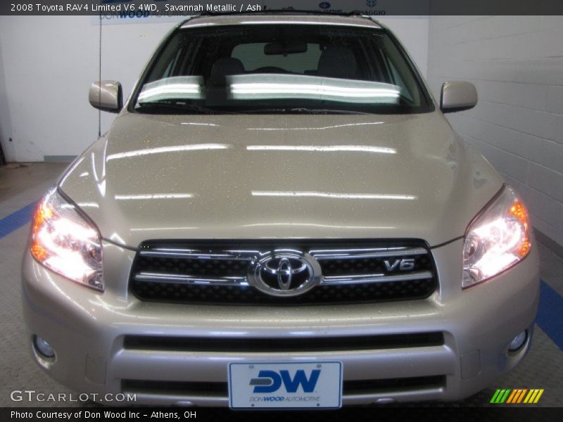 Savannah Metallic / Ash 2008 Toyota RAV4 Limited V6 4WD