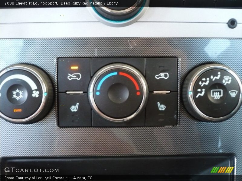 Controls of 2008 Equinox Sport