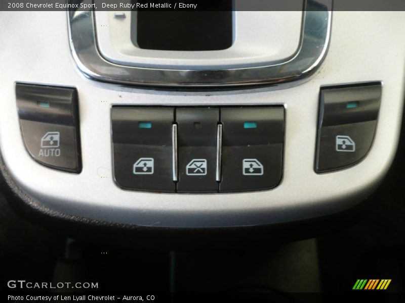 Controls of 2008 Equinox Sport
