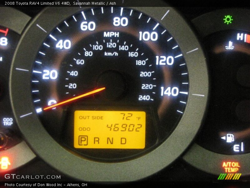 Savannah Metallic / Ash 2008 Toyota RAV4 Limited V6 4WD