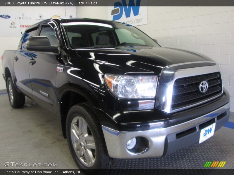 Black / Beige 2008 Toyota Tundra SR5 CrewMax 4x4