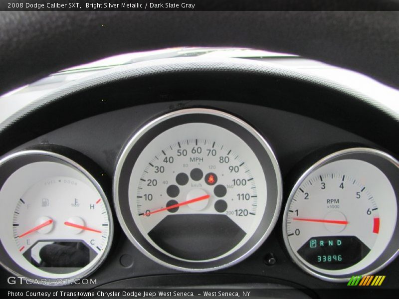 Bright Silver Metallic / Dark Slate Gray 2008 Dodge Caliber SXT