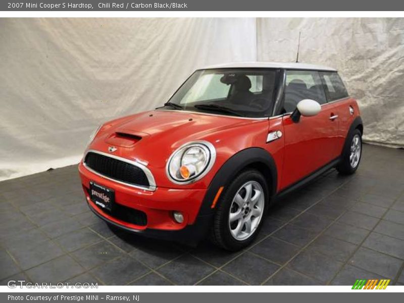 Chili Red / Carbon Black/Black 2007 Mini Cooper S Hardtop