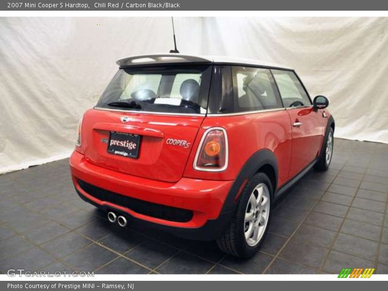 Chili Red / Carbon Black/Black 2007 Mini Cooper S Hardtop