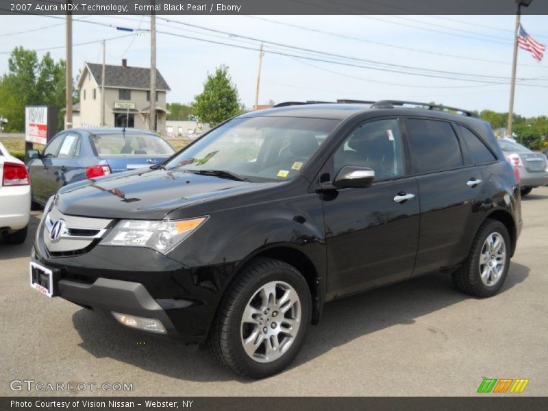 Formal Black Pearl / Ebony 2007 Acura MDX Technology